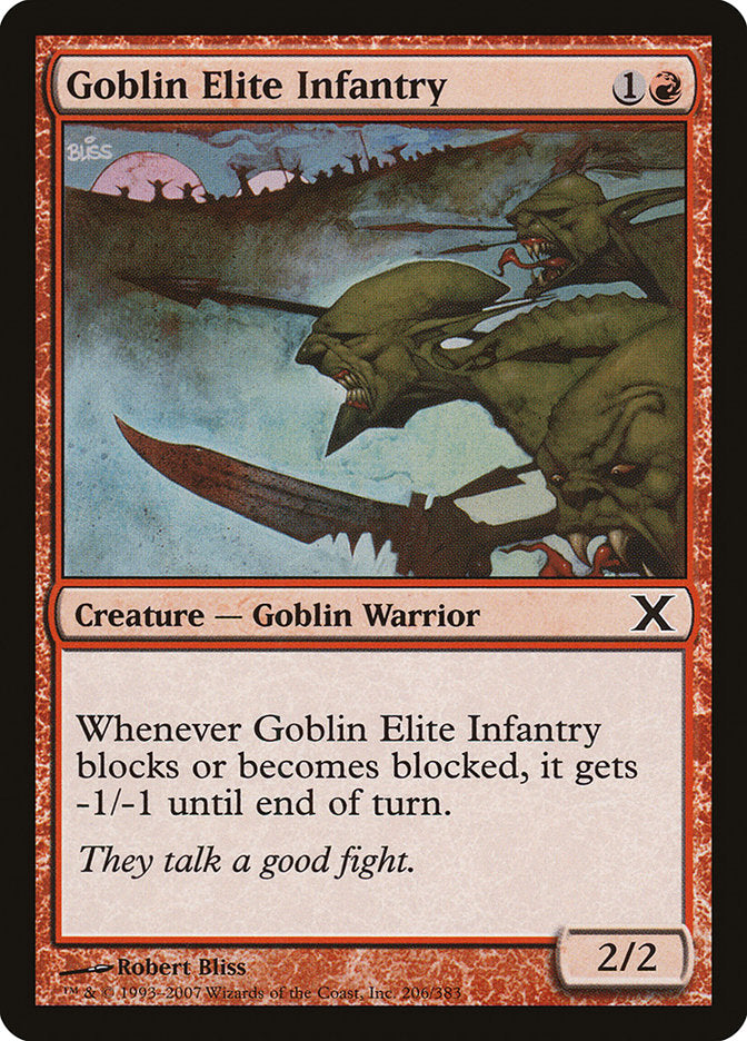 Goblin Elite Infantry [Tenth Edition] | Eastridge Sports Cards & Games