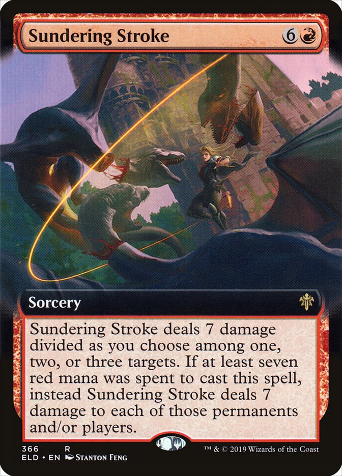 Sundering Stroke (Extended Art) [Throne of Eldraine] | Eastridge Sports Cards & Games