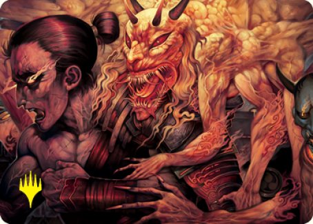 Gift of Wrath Art Card (Gold-Stamped Signature) [Kamigawa: Neon Dynasty Art Series] | Eastridge Sports Cards & Games