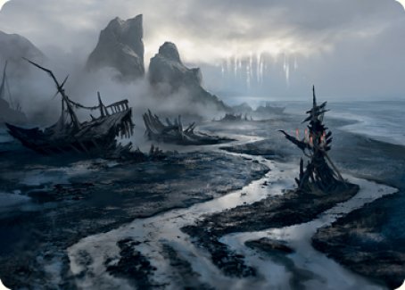 Shipwreck Marsh Art Card [Innistrad: Midnight Hunt Art Series] | Eastridge Sports Cards & Games