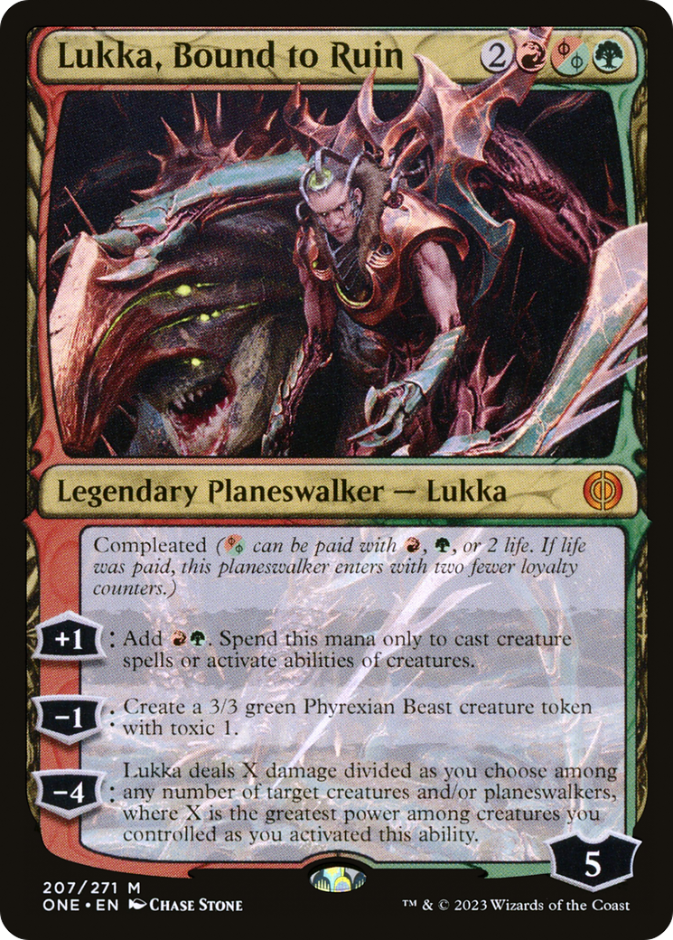 Lukka, Bound to Ruin [Phyrexia: All Will Be One] | Eastridge Sports Cards & Games