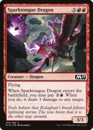 Sparktongue Dragon [Core Set 2019] | Eastridge Sports Cards & Games