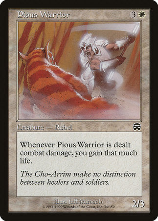 Pious Warrior [Mercadian Masques] | Eastridge Sports Cards & Games