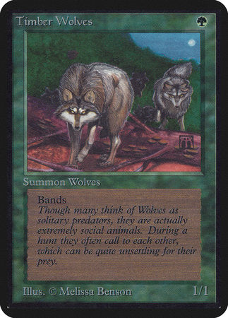 Timber Wolves [Limited Edition Alpha] | Eastridge Sports Cards & Games