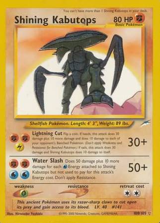 Shining Kabutops (108/105) [Neo Destiny Unlimited] | Eastridge Sports Cards & Games