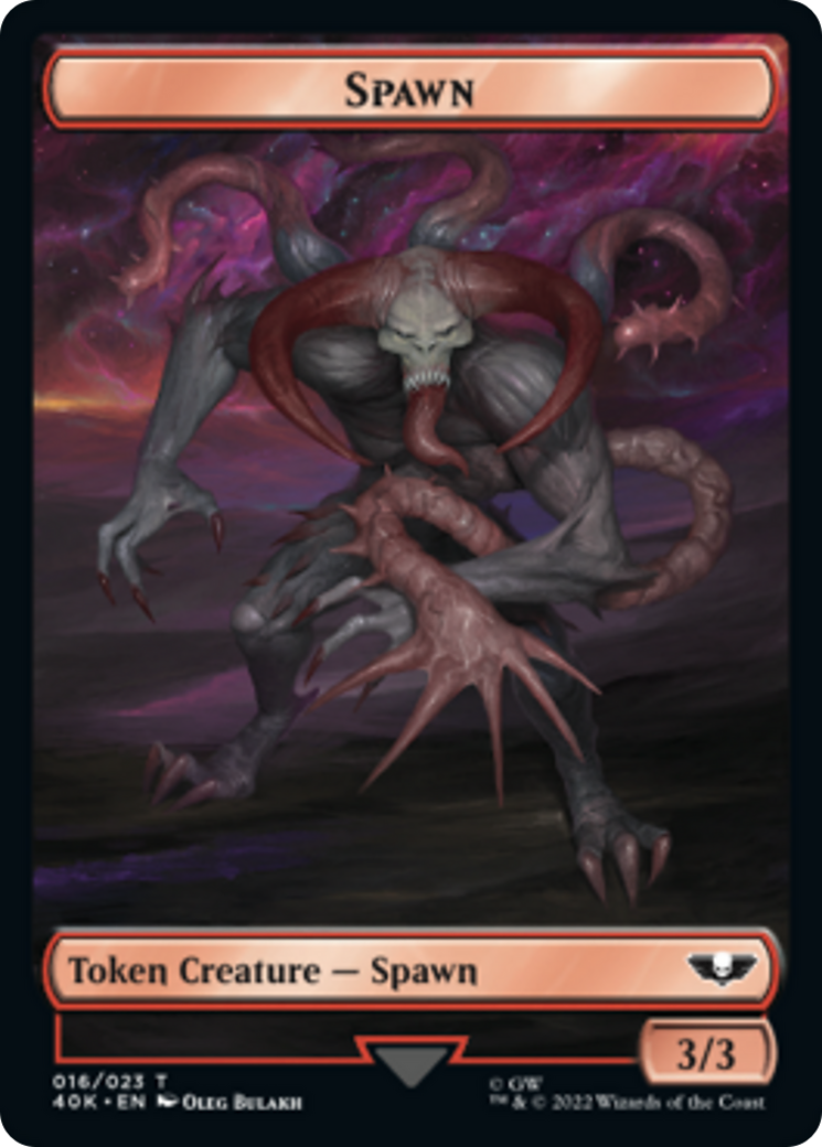 Spawn // Blue Horror [Universes Beyond: Warhammer 40,000 Tokens] | Eastridge Sports Cards & Games