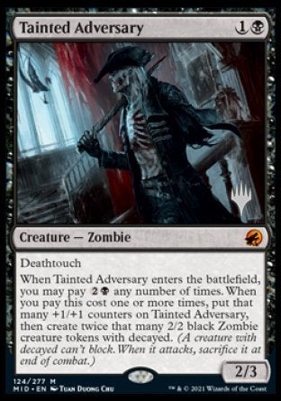 Tainted Adversary (Promo Pack) [Innistrad: Midnight Hunt Promos] | Eastridge Sports Cards & Games