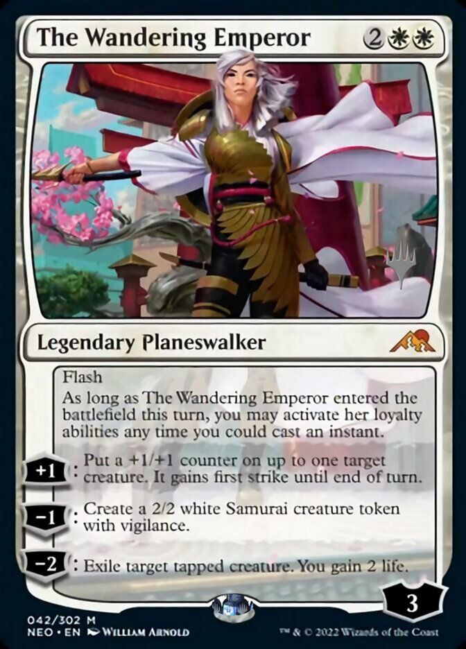 The Wandering Emperor (Promo Pack) [Kamigawa: Neon Dynasty Promos] | Eastridge Sports Cards & Games