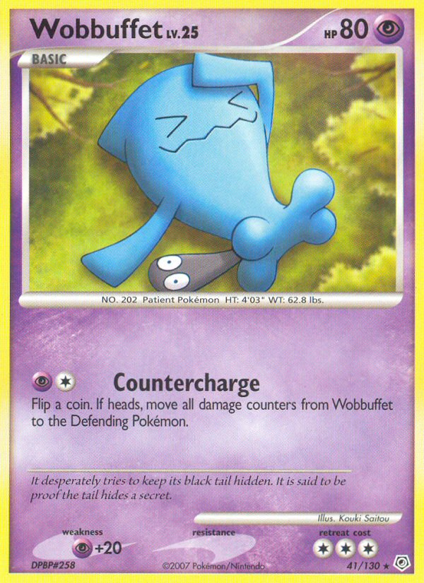 Wobbuffet (41/130) [Diamond & Pearl: Base Set] | Eastridge Sports Cards & Games