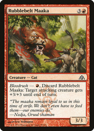 Rubblebelt Maaka [Dragon's Maze] | Eastridge Sports Cards & Games