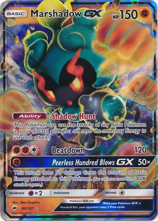 Marshadow GX (80/147) (Jumbo Card) [Sun & Moon: Burning Shadows] | Eastridge Sports Cards & Games