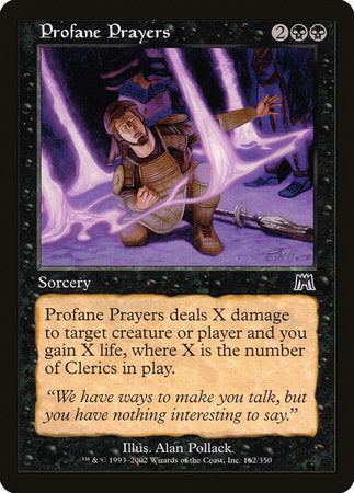 Profane Prayers [Onslaught] | Eastridge Sports Cards & Games