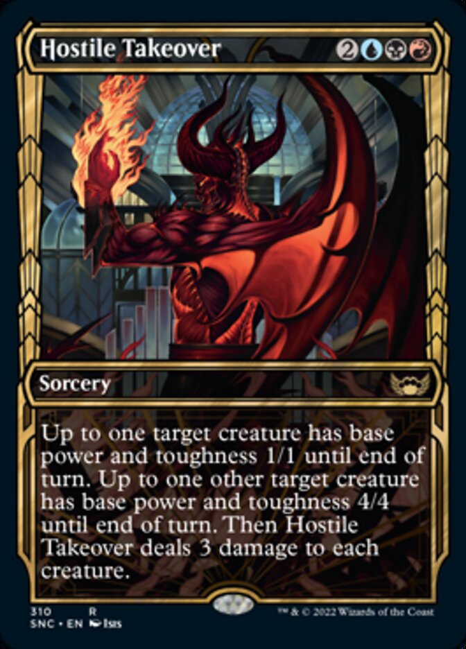 Hostile Takeover (Showcase Golden Age) [Streets of New Capenna] | Eastridge Sports Cards & Games