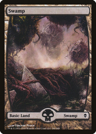Swamp (241) - Full Art [Zendikar] | Eastridge Sports Cards & Games