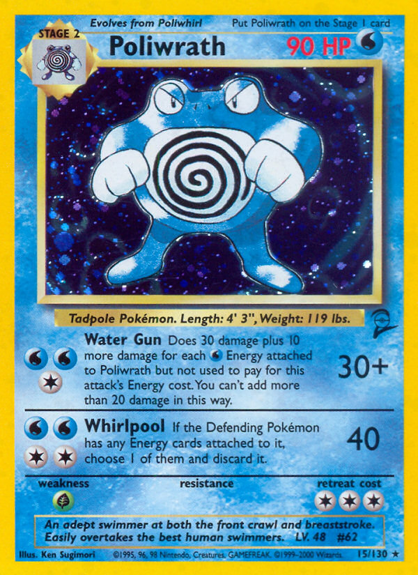 Poliwrath (15/130) [Base Set 2] | Eastridge Sports Cards & Games