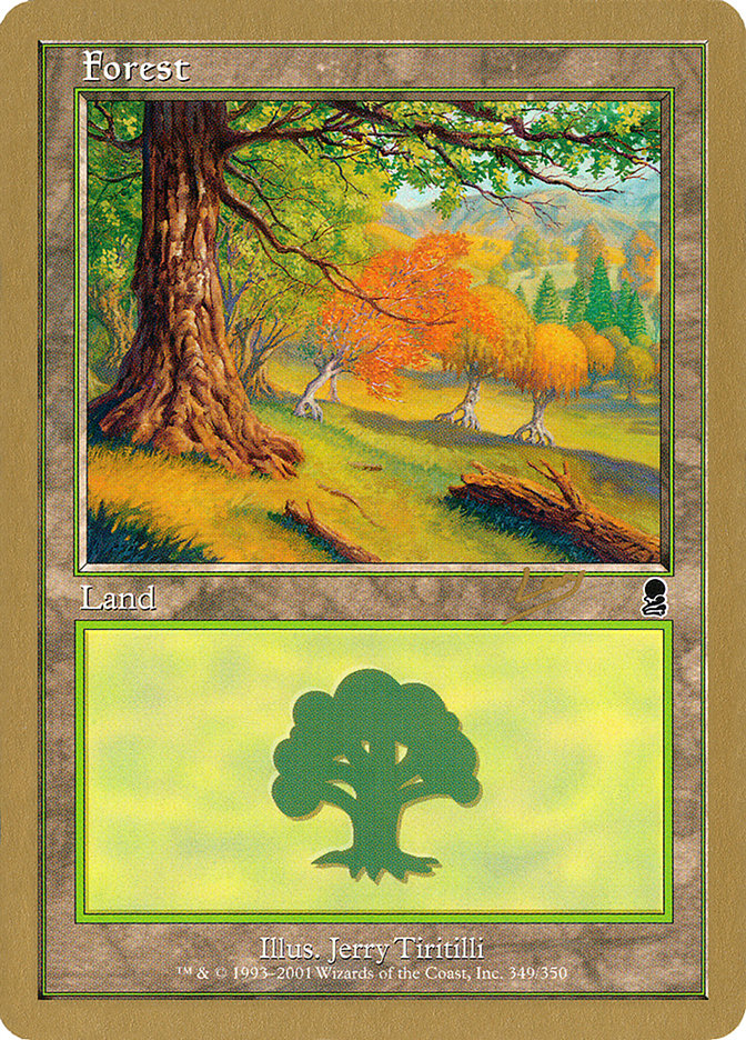Forest (349) (Raphael Levy) [World Championship Decks 2002] | Eastridge Sports Cards & Games