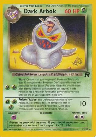 Dark Arbok (19/82) (W Stamped Promo) [Team Rocket Unlimited] | Eastridge Sports Cards & Games