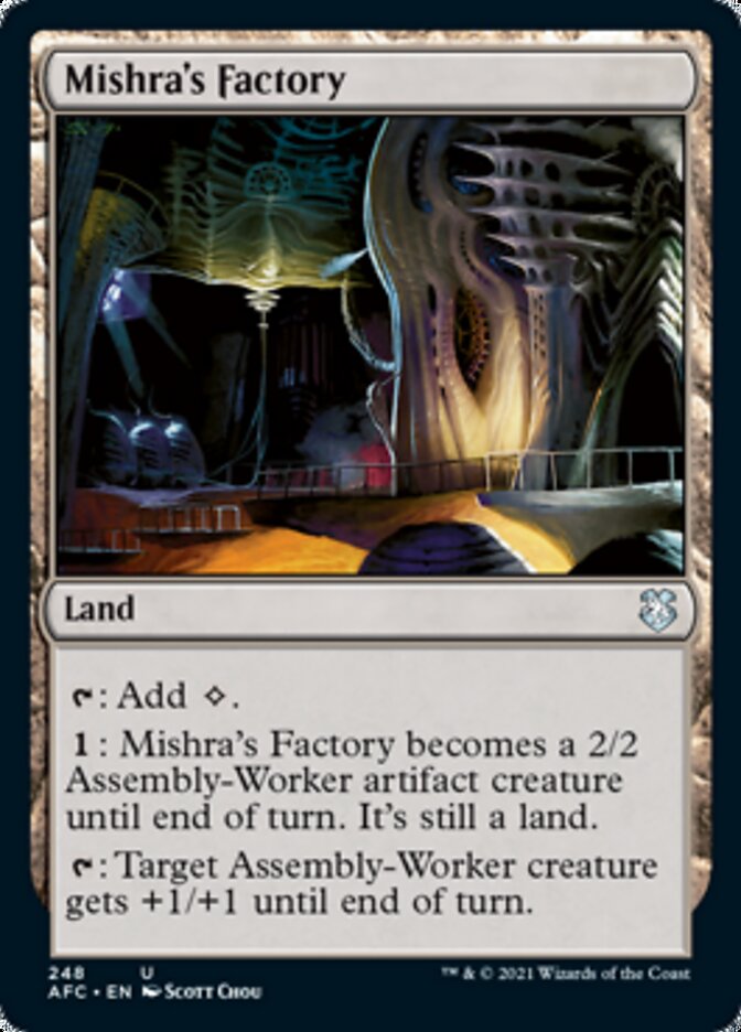 Mishra's Factory [Dungeons & Dragons: Adventures in the Forgotten Realms Commander] | Eastridge Sports Cards & Games