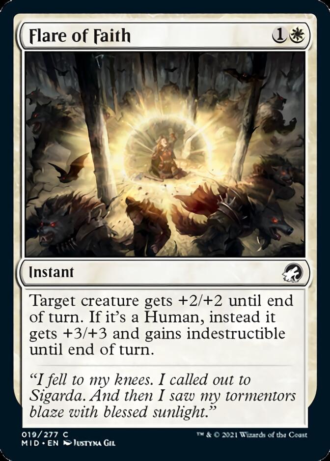 Flare of Faith [Innistrad: Midnight Hunt] | Eastridge Sports Cards & Games