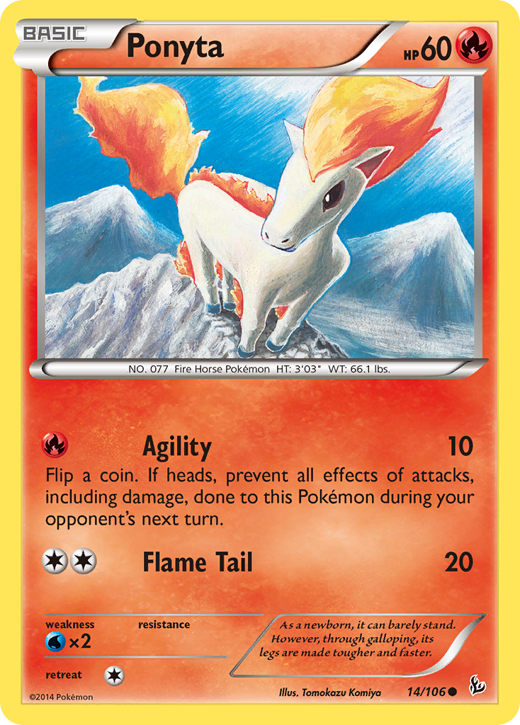 Ponyta (14/106) [XY: Flashfire] | Eastridge Sports Cards & Games