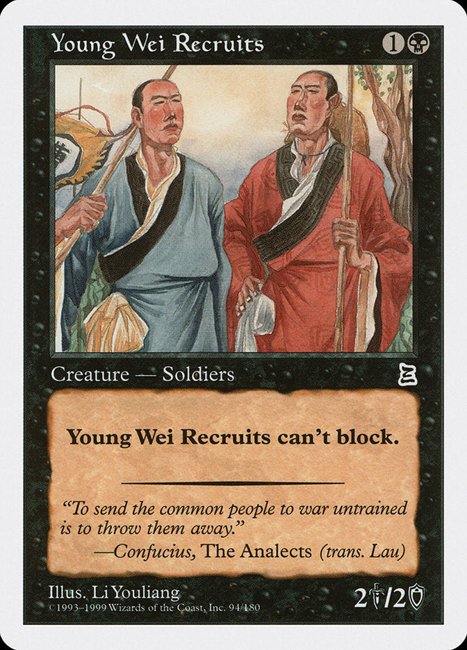 Young Wei Recruits [Portal Three Kingdoms] | Eastridge Sports Cards & Games