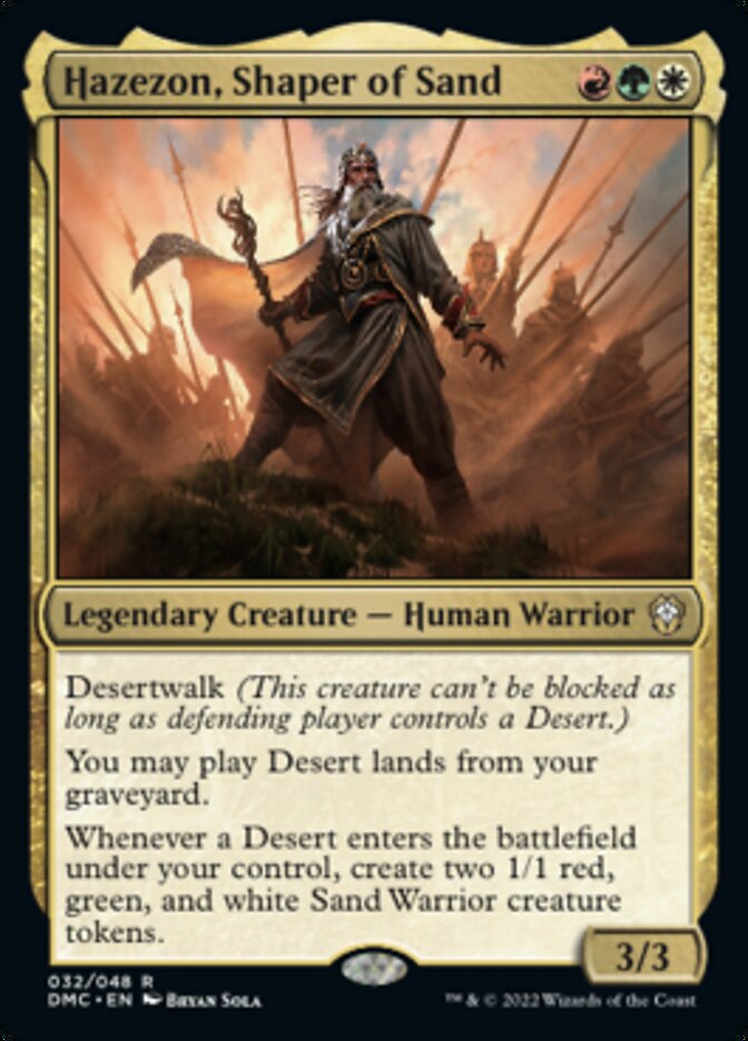 Hazezon, Shaper of Sand [Dominaria United Commander] | Eastridge Sports Cards & Games