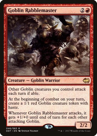 Goblin Rabblemaster [Duel Decks: Merfolk vs. Goblins] | Eastridge Sports Cards & Games