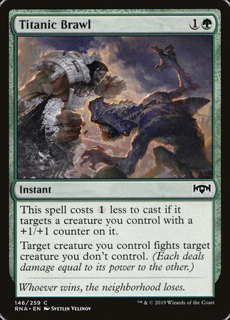 Titanic Brawl [Ravnica Allegiance] | Eastridge Sports Cards & Games