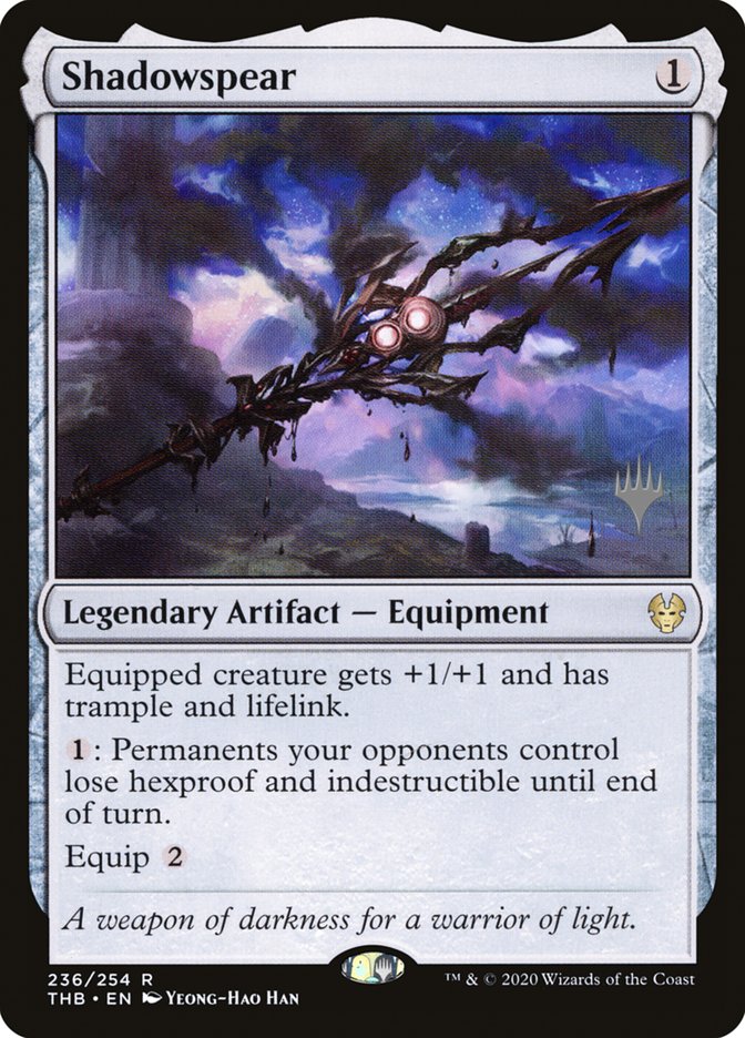 Shadowspear (Promo Pack) [Theros Beyond Death Promos] | Eastridge Sports Cards & Games