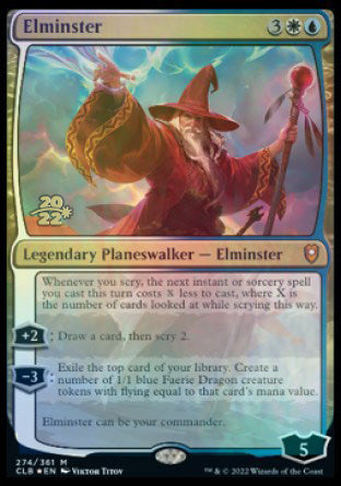 Elminster [Commander Legends: Battle for Baldur's Gate Prerelease Promos] | Eastridge Sports Cards & Games