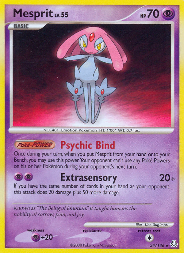 Mesprit (34/146) [Diamond & Pearl: Legends Awakened] | Eastridge Sports Cards & Games