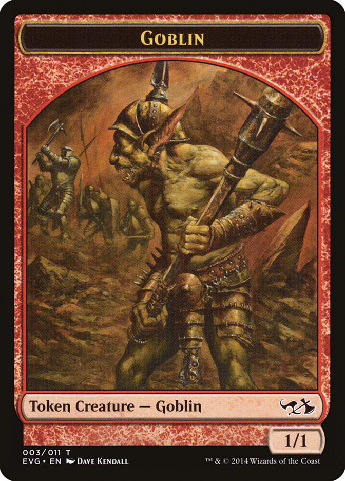 Goblin Token (Elves vs. Goblins) [Duel Decks Anthology Tokens] | Eastridge Sports Cards & Games