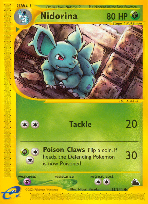 Nidorina (83/144) [Skyridge] | Eastridge Sports Cards & Games