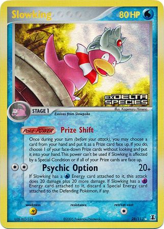 Slowking (28/113) (Stamped) [EX: Delta Species] | Eastridge Sports Cards & Games