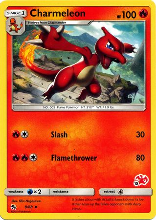 Charmeleon (8/68) (Charizard Stamp #15) [Battle Academy 2020] | Eastridge Sports Cards & Games