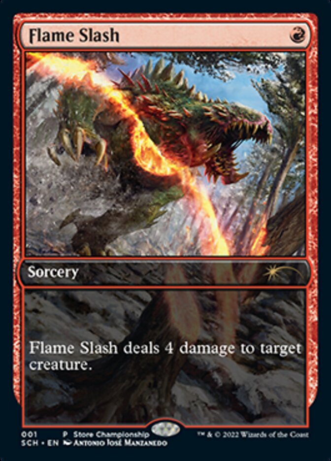 Flame Slash (Extended Art) [Store Championships 2022] | Eastridge Sports Cards & Games