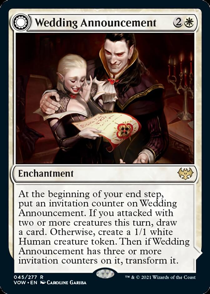 Wedding Announcement // Wedding Festivity [Innistrad: Crimson Vow] | Eastridge Sports Cards & Games