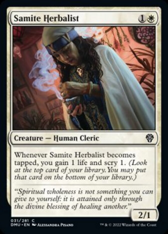 Samite Herbalist [Dominaria United] | Eastridge Sports Cards & Games