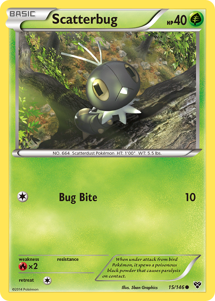 Scatterbug (15/146) [XY: Base Set] | Eastridge Sports Cards & Games