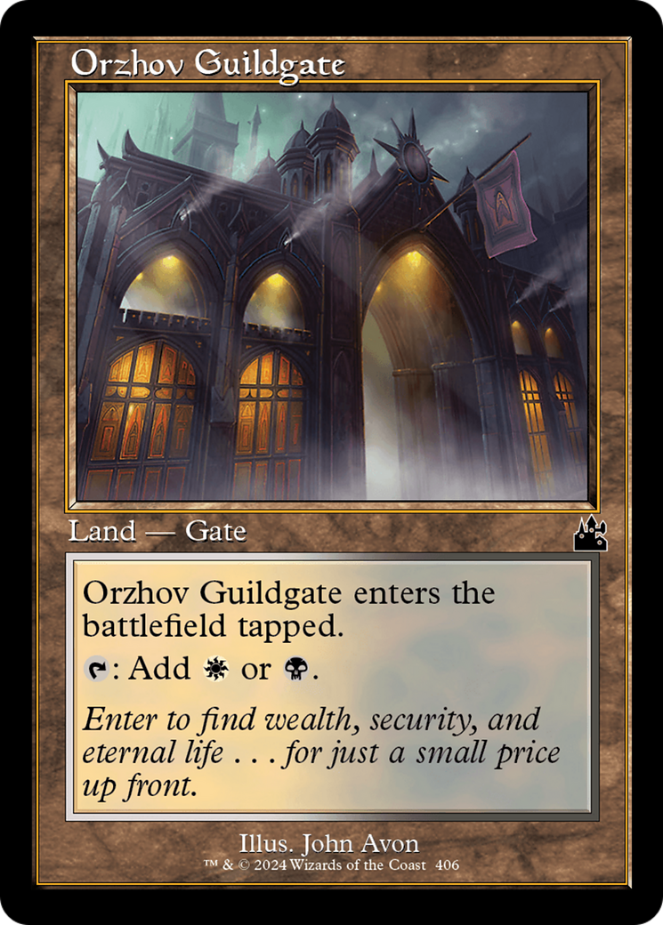 Orzhov Guildgate (Retro Frame) [Ravnica Remastered] | Eastridge Sports Cards & Games