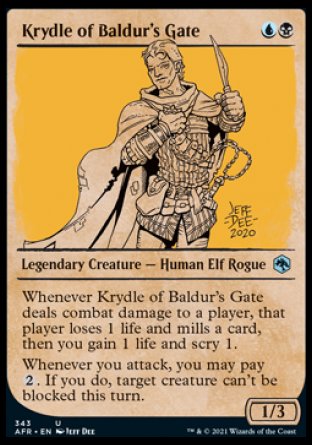 Krydle of Baldur's Gate (Showcase) [Dungeons & Dragons: Adventures in the Forgotten Realms] | Eastridge Sports Cards & Games