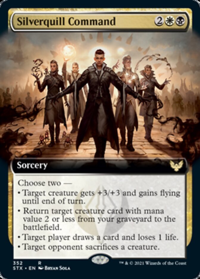 Silverquill Command (Extended) [Strixhaven: School of Mages] | Eastridge Sports Cards & Games