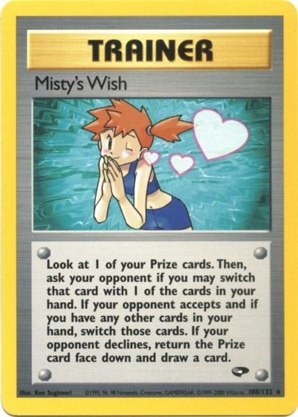 Misty's Wish (108/132) [Gym Challenge Unlimited] | Eastridge Sports Cards & Games