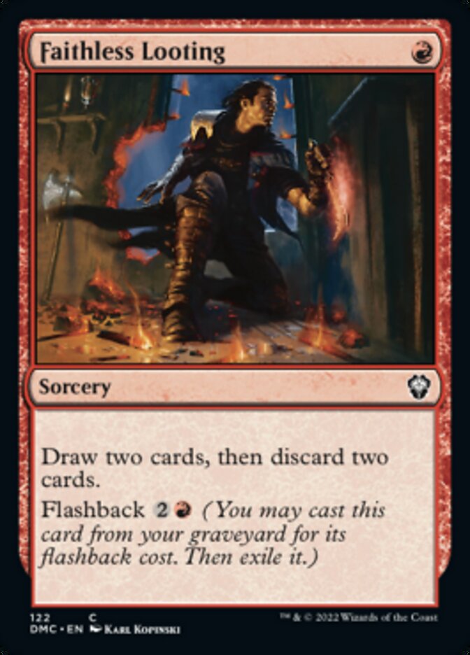 Faithless Looting [Dominaria United Commander] | Eastridge Sports Cards & Games