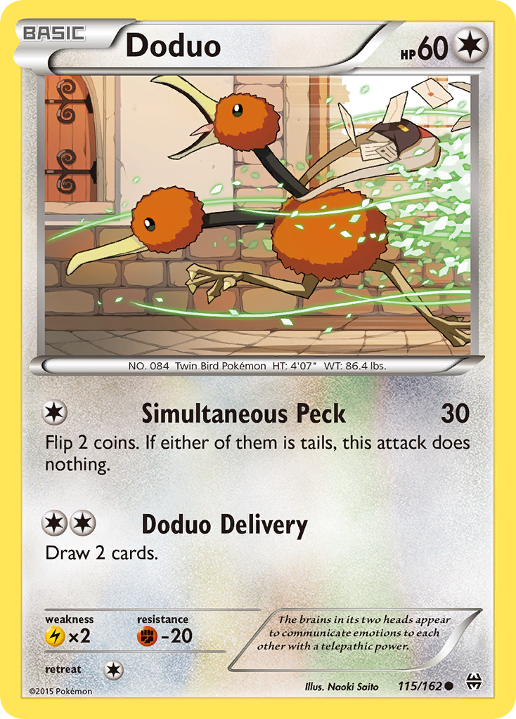 Doduo (115/162) [XY: BREAKthrough] | Eastridge Sports Cards & Games