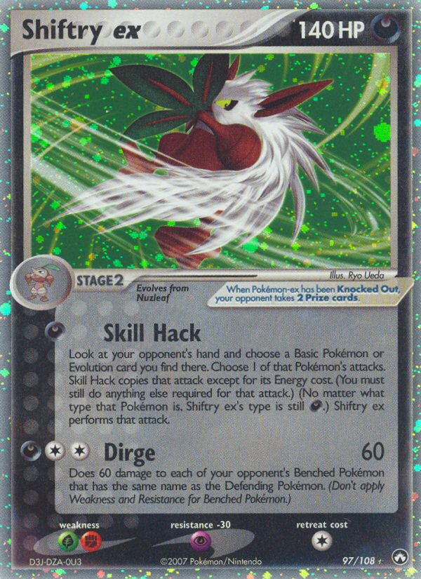 Shiftry ex (97/108) [EX: Power Keepers] | Eastridge Sports Cards & Games