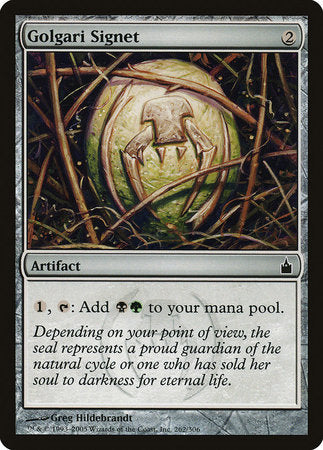 Golgari Signet [Ravnica: City of Guilds] | Eastridge Sports Cards & Games