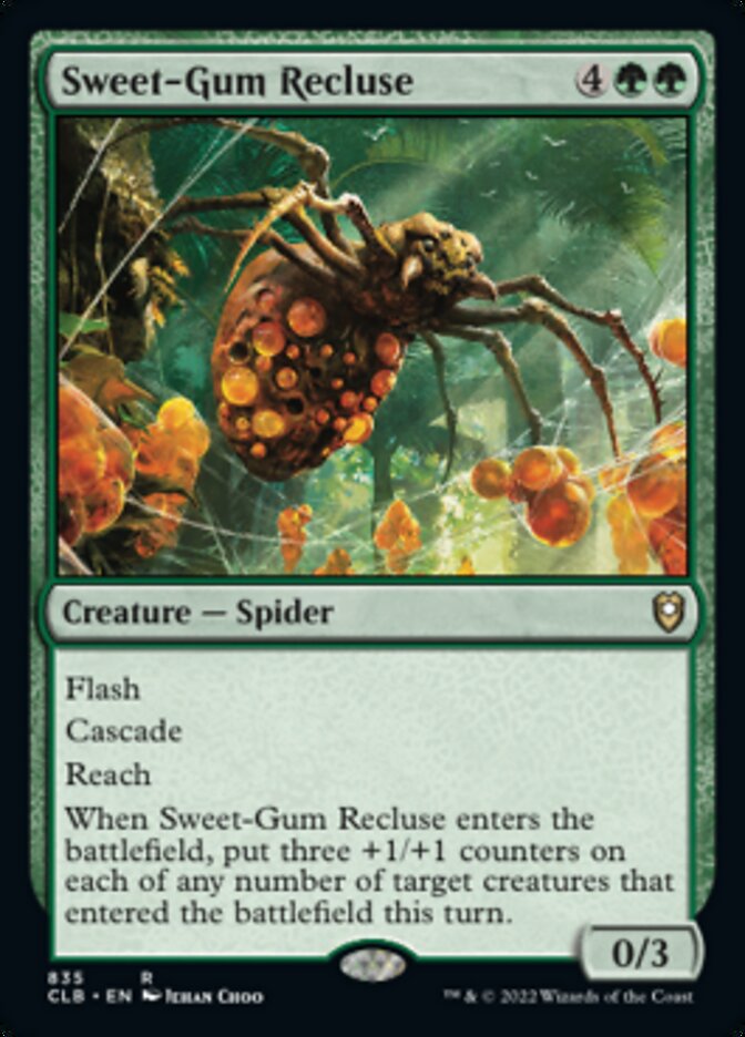 Sweet-Gum Recluse [Commander Legends: Battle for Baldur's Gate] | Eastridge Sports Cards & Games