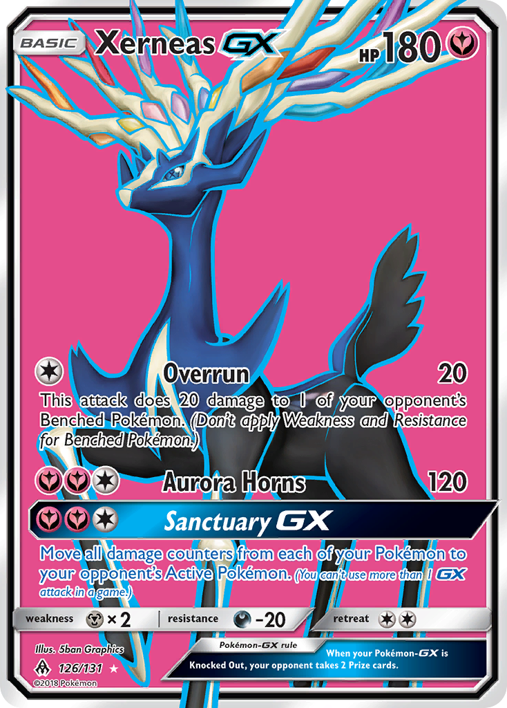 Xerneas GX (126/131) [Sun & Moon: Forbidden Light] | Eastridge Sports Cards & Games