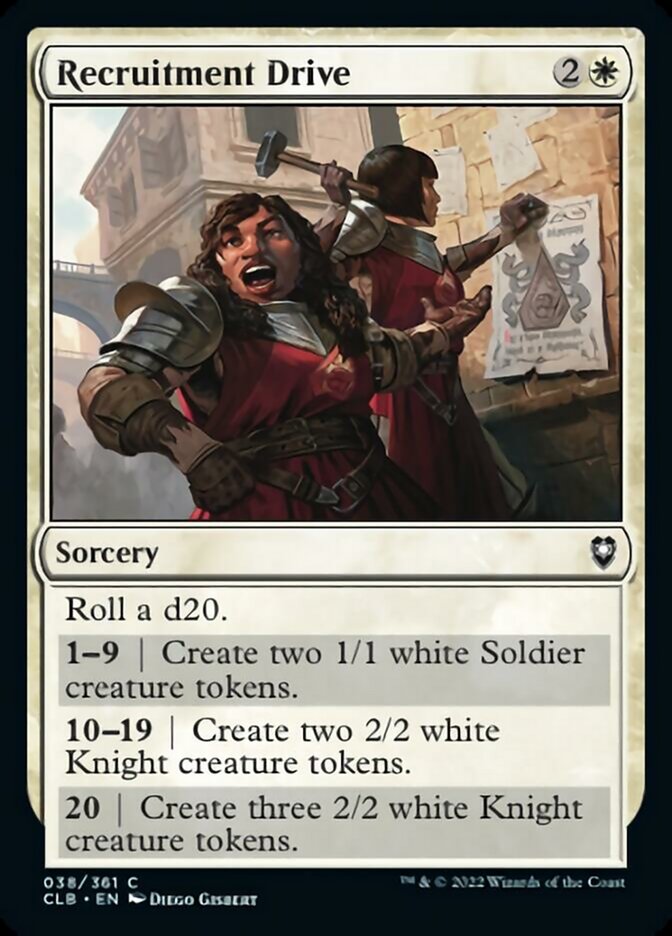 Recruitment Drive [Commander Legends: Battle for Baldur's Gate] | Eastridge Sports Cards & Games